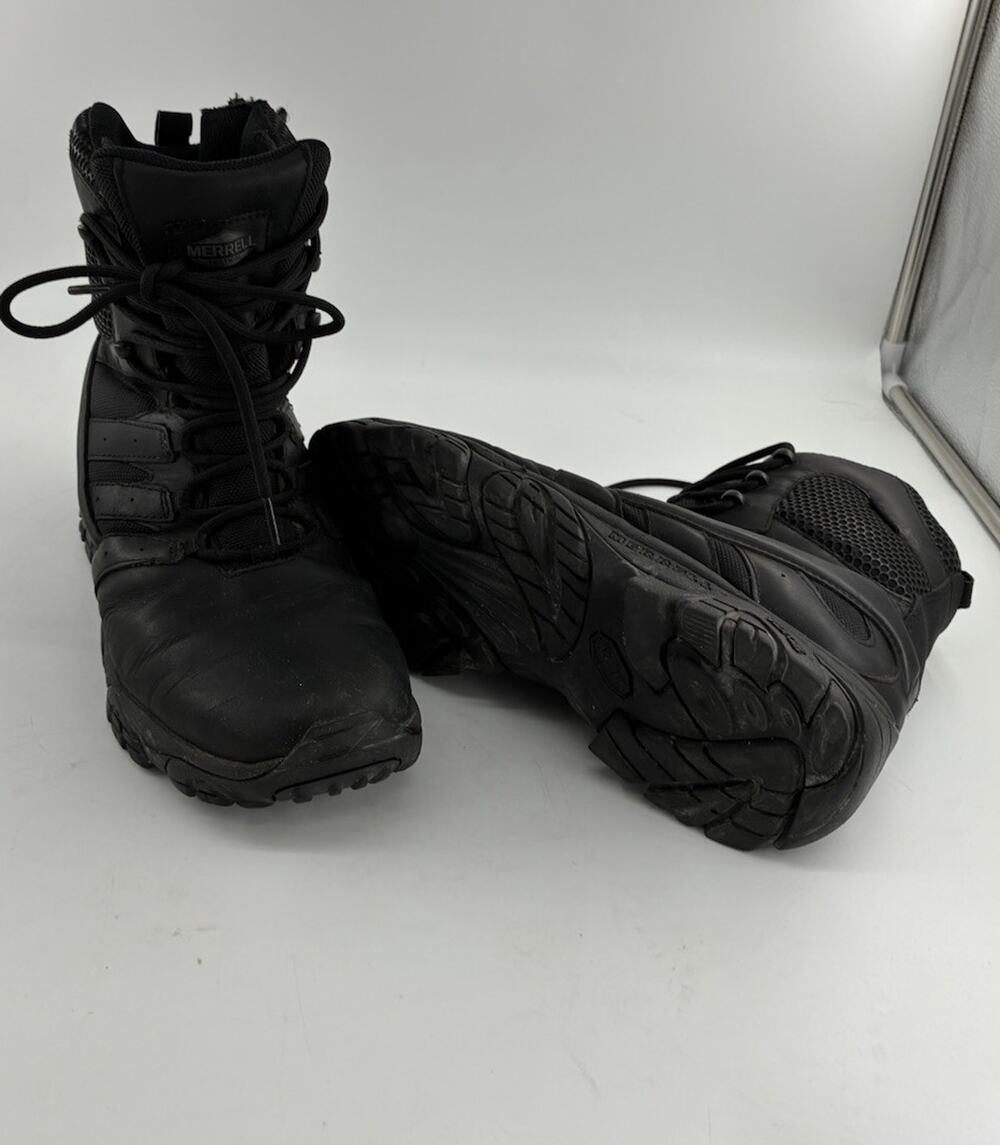 Merrell Moab 2 Tactical Response J45335 Black Waterproof Men's Boots Size 9.5